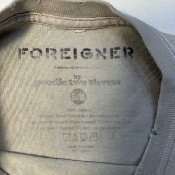 Foreigner Crop Vintage tee - Picture 3 of 8